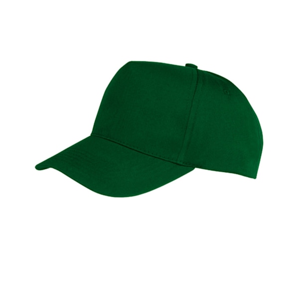 Result Unisex Core Boston 5 Panel Printers Baseball Cap (2-pack) Bottle Green One Size