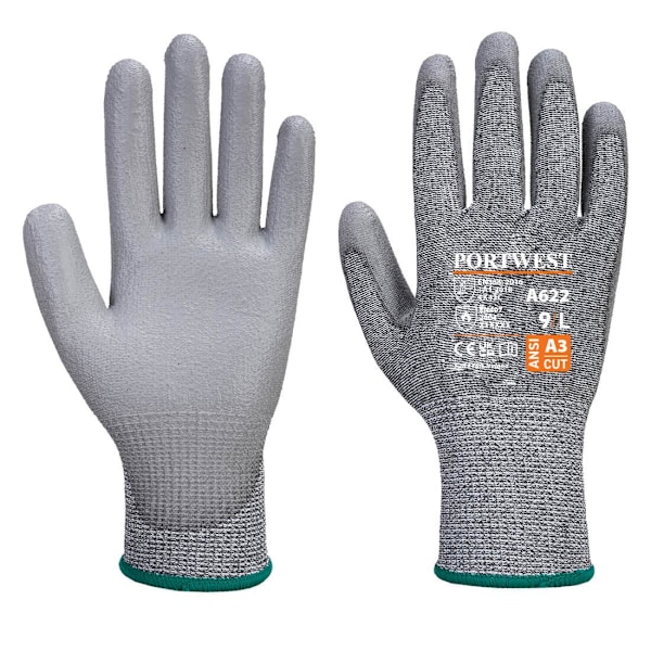 Portwest Unisex Vuxen A622 MR PU Handskresistenta Handskar M Grå Grey M
