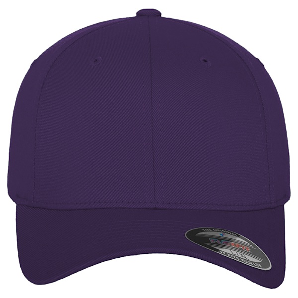 Yupoong Flexfit Fitted Baseball Cap LXL Lila Purple LXL