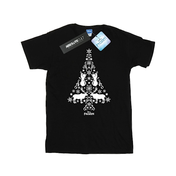 Disney Herr Frozen Julgran T-shirt XXL Svart Black XXL