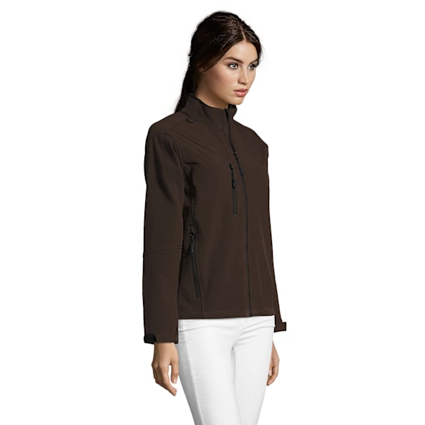 SOLS Dam/Damer Roxy Soft Shell Jacka (Andningsbar, Vindtät Och Vattenavvisande) Dark Chocolate L