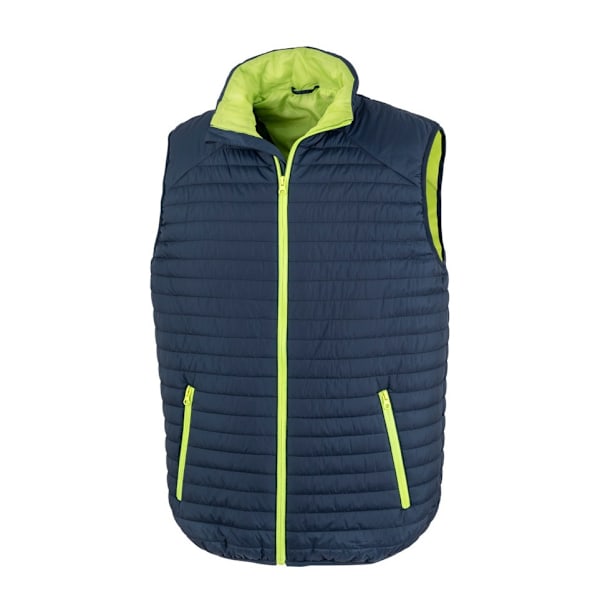 Result Unisex Vuxen Gilet M Marinblå/Limegrön Navy/Lime Green M