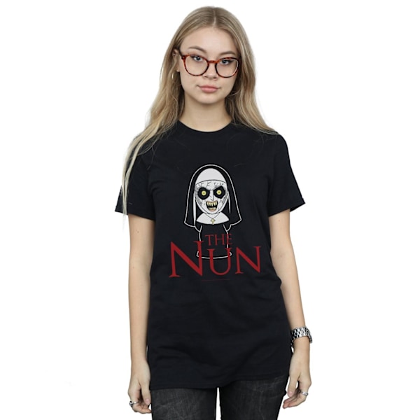 The Nun Damkläder/Dam Chibi Scare Bomull Boyfriend T-Shirt XL B Black XL