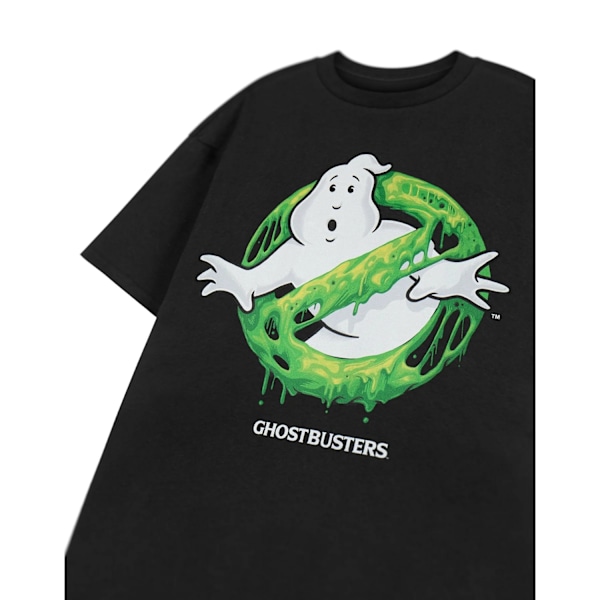 Ghostbusters Unisex Vuxen Slime Logo Kortärmad T-shirt S Bl Black S