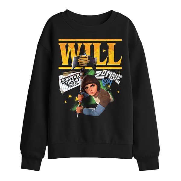 Stranger Things: Tales from ´85 Barn/Kids Will Sweatshirt Black 7-8 Years