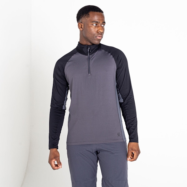 Dare 2B Fuser Core Stretch Half Zip Thermal Top XS Ebony G Ebony Grey XS