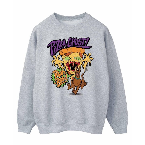 Scooby Doo Herr Pizza Ghost Sweatshirt L Sportgrå Sports Grey L