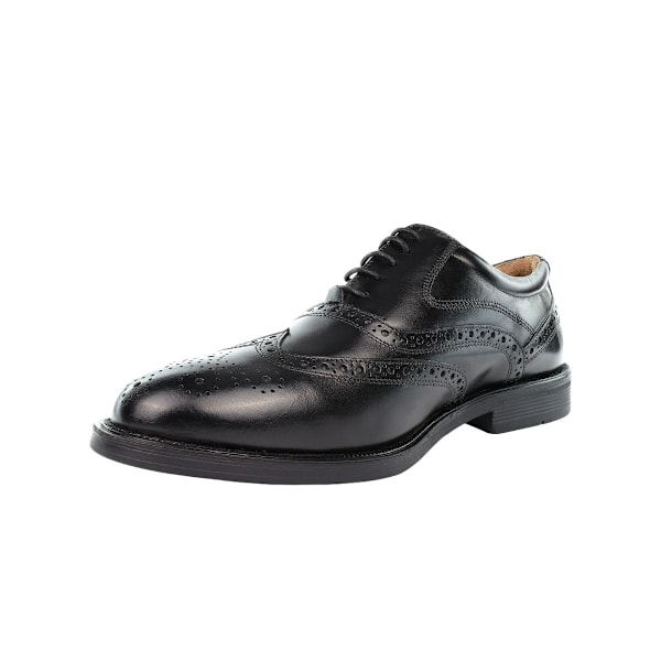 Grafters Herr Läder Snörning Brogues 9 UK Svart Black 9 UK