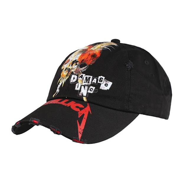 Metallica Damage Inc Distressed Cap One Size Svart/Röd/Vit Black/Red/White One Size