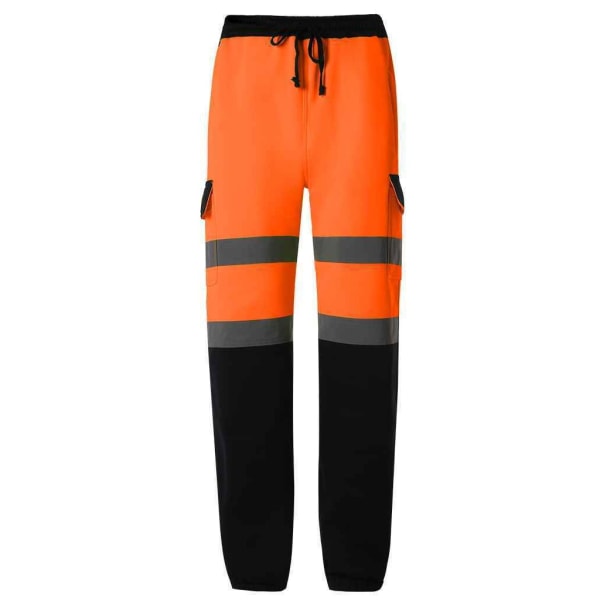 Yoko Hi-Vis Joggingbyxor för herr XL Orange/Marinblå Orange/Navy XL