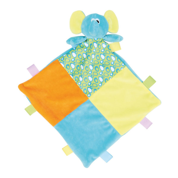 Mumbles Elefant Babyfilt En Storlek Flerfärgad Multicoloured One Size