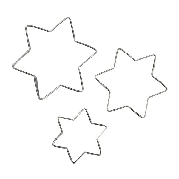 Tala Stjärnformade Kakformar Set (3-pack) One Size Silver Silver One Size