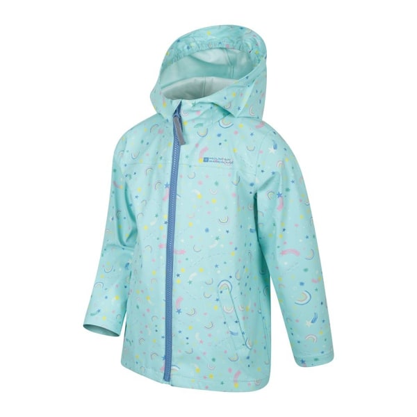 Mountain Warehouse Barnjacka och byxor för barn/barn Raindrop Vattentät Teal 2-3 Years