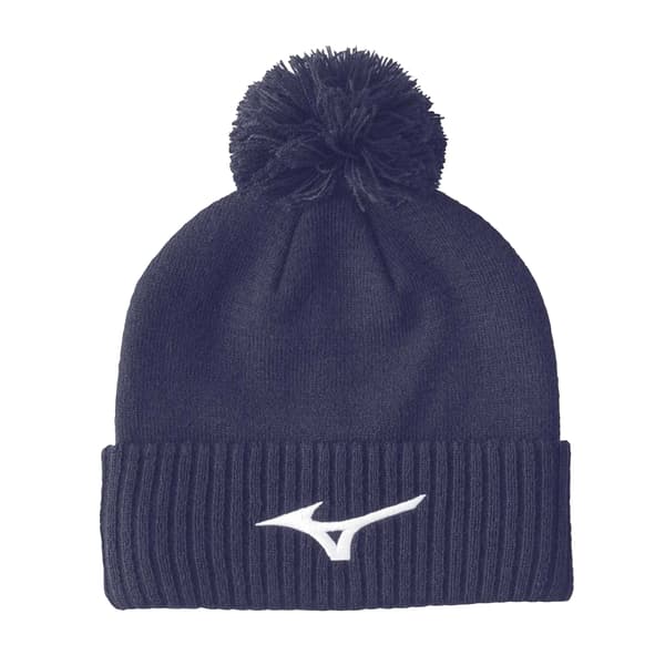 Mizuno Jingasa Bobble Hat One Size Navy Navy One Size