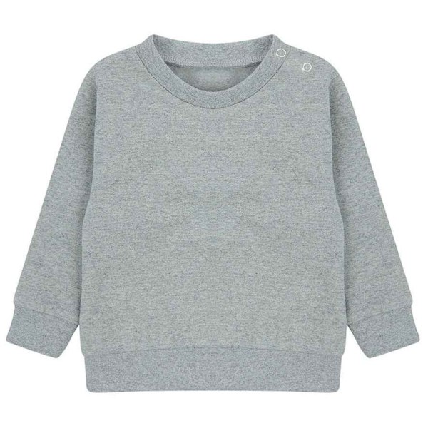 Larkwood Barn/Barn Hållbar Sweatshirt 6-12 Månader Värme Heather Grey 6-12 Months