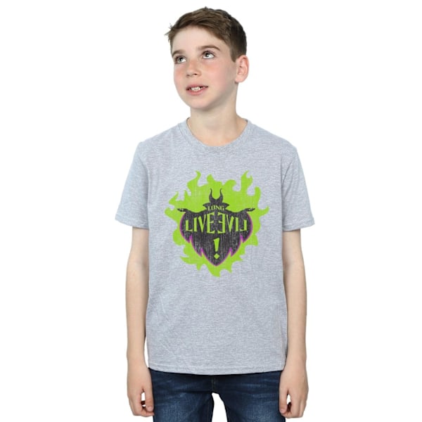 Disney Boys The Descendants Maleficent Long Live T-Shirt 12-13 Sports Grey 12-13 Years