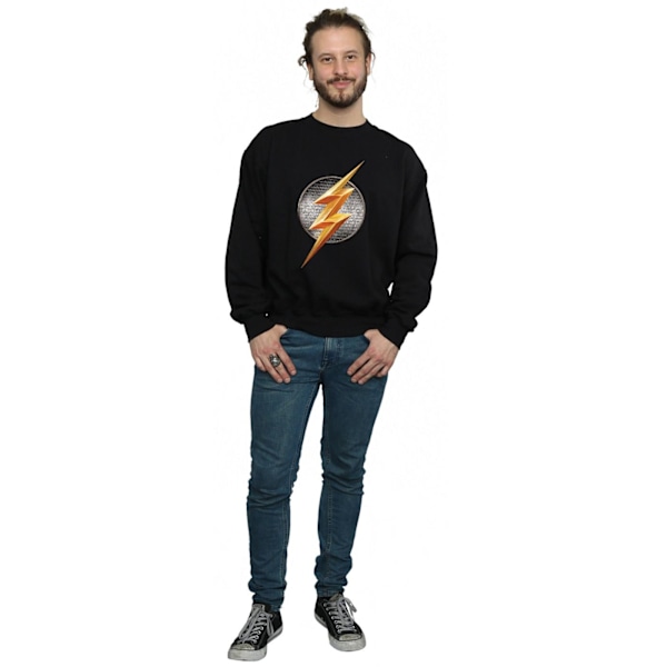 DC Comics Justice League Film Flash Emblem Sweatshirt S B Black S