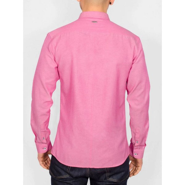 Bewley & Ritch Mens Aland Oxford Skjorta M Hot Pink Hot Pink M