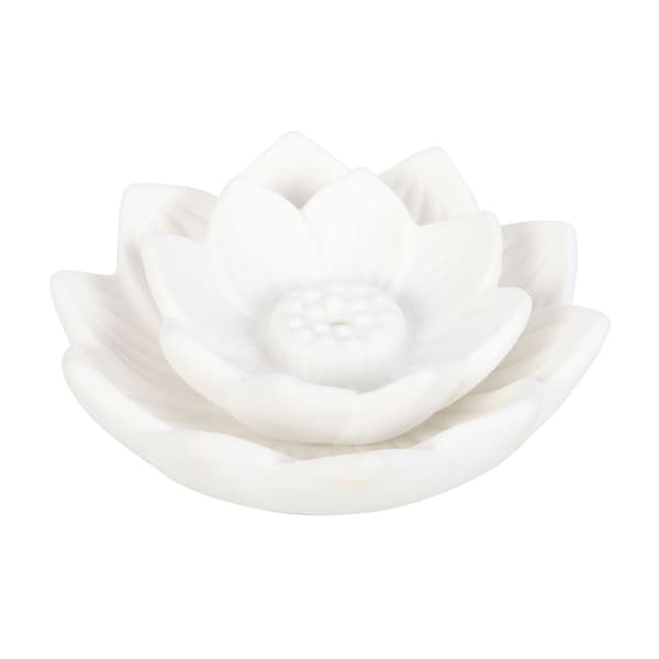 Something Different Lotus rökelsehållare En storlek Vit White One Size