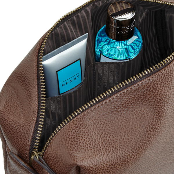Quadra Nuhide Wash Bag One Size Tan Tan One Size
