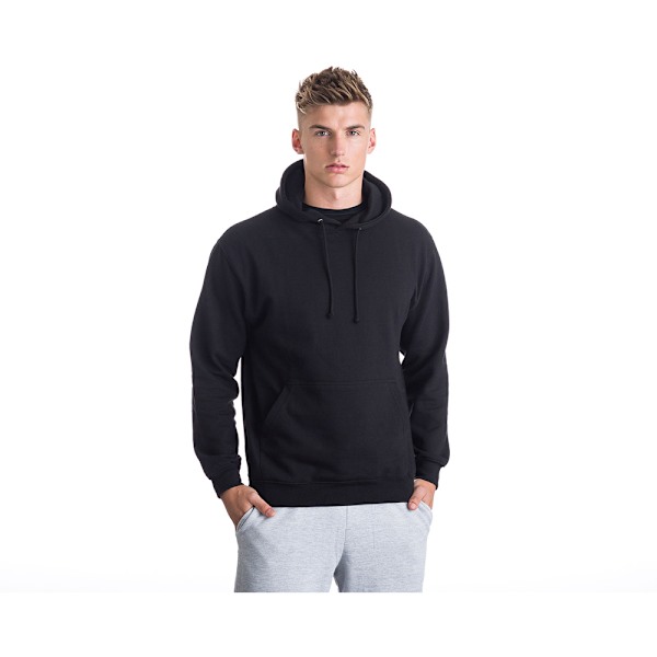 Awdis Unisex College Hooded Sweatshirt / Hoodie L Jet Black Jet Black L