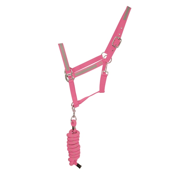 HyVIZ Reflexhuvudlag och ledrep Pony Rosa Pink Pony