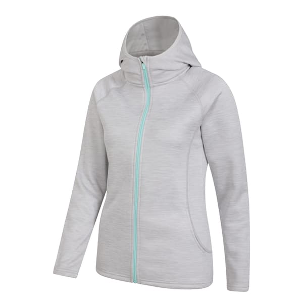 Mountain Warehouse Dam/Dam Dynamic Chakra IsoCool Hoodie Medium Grey 4 UK