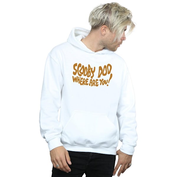 Scooby Doo Herr Where Are You Spooky Hoodie M Vit White M