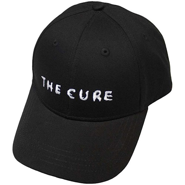 The Cure Unisex Vuxen Text Logo Baseball Cap En Storlek Svart Black One Size