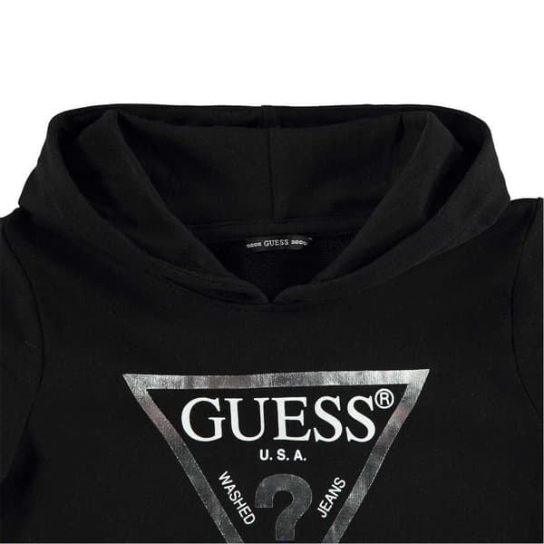 Guess Barn/Junior Logo Bomullshuvtröja 12 År Svart Black 12 Years