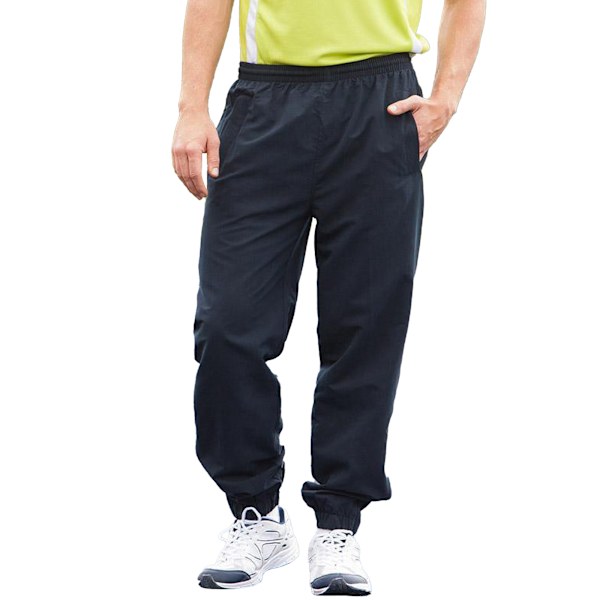 Tombo Teamsport Herr Sports Fodrade Träningsoverallsbyxor / Joggbyxor Navy XL