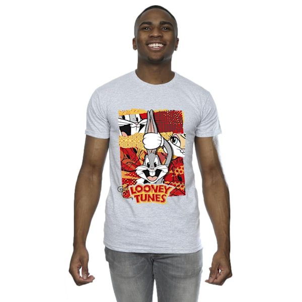 Looney Tunes Herr Bugs Kanin Comic Nyår T-shirt 4XL Sport Sports Grey 4XL