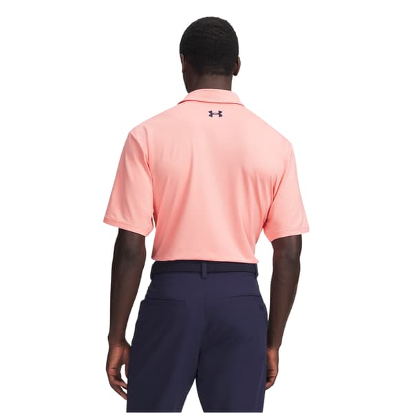 Under Armour Herr Performance Andningsbar Pikétröja XL Rosa Pink XL