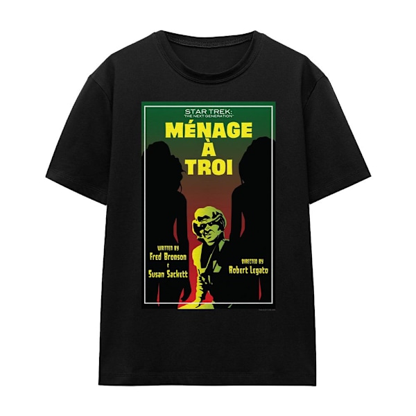 Star Trek Unisex Vuxen The Next Generation Säsong 3 Avsnitt 24 Black XL