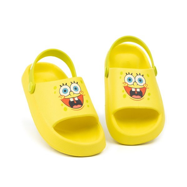 Svampbob Fyrkant Sliders för barn/barn 11 UK Ch Yellow 11 UK Child