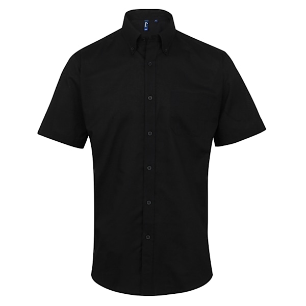 Premier Herr Signature Oxford Kortärmad Arbetskjorta 22in Svart Black 22in