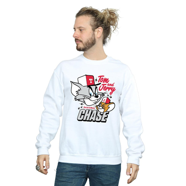 Tom And Jerry Herr Sweatshirt XXL Vit White XXL