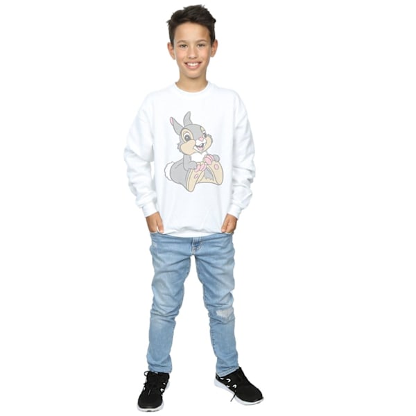 Disney Boys Classic Thumper Sweatshirt 9-11 år Vit White 9-11 Years