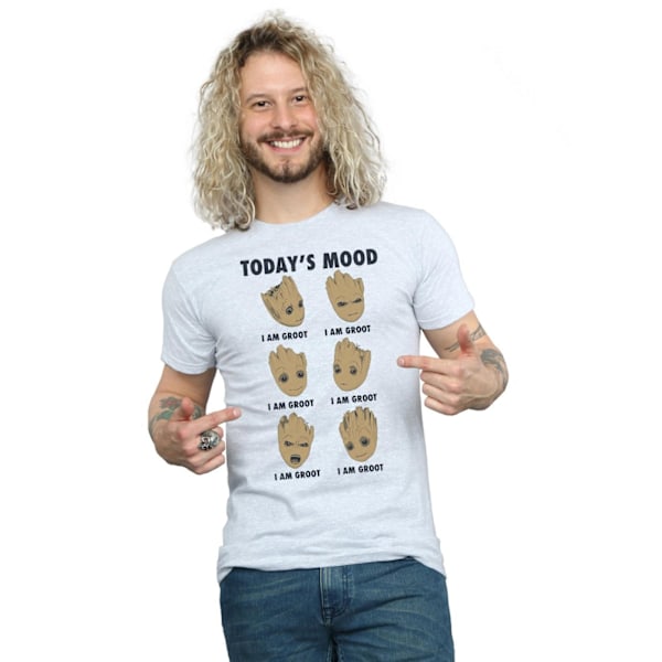Guardians Of The Galaxy Mens Today´s Mood Baby Groot T-Shirt XX Sports Grey XXL