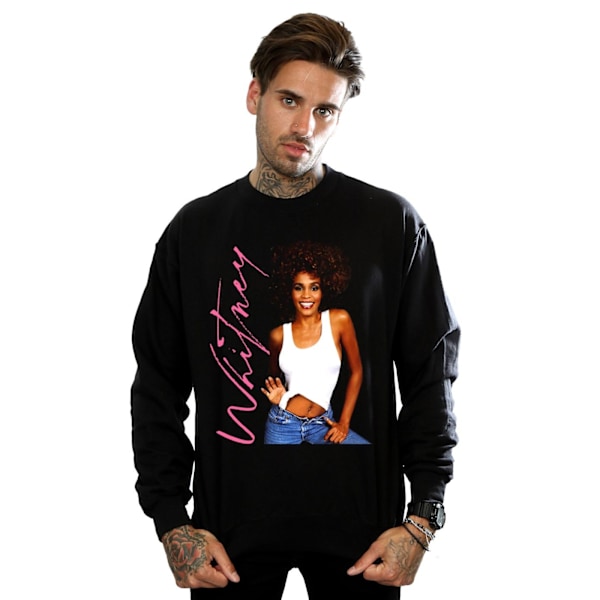 Whitney Houston Whitney Smile Sweatshirt M Svart Black M