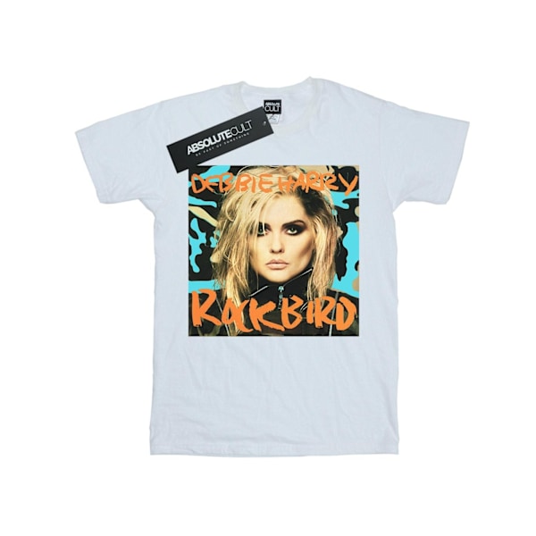 Debbie Harry Mens Rockbird Cover T-Shirt L Vit White L