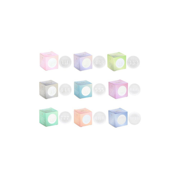 Something Different Ängelnummer Kristallkuleset (9-pack) O Clear One Size
