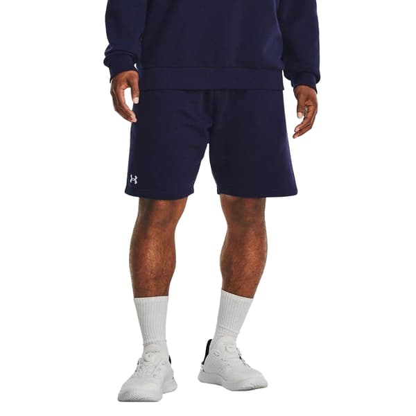 Under Armour Herr Rival Shorts i Bomullsblandning M Midnight Navy Midnight Navy M