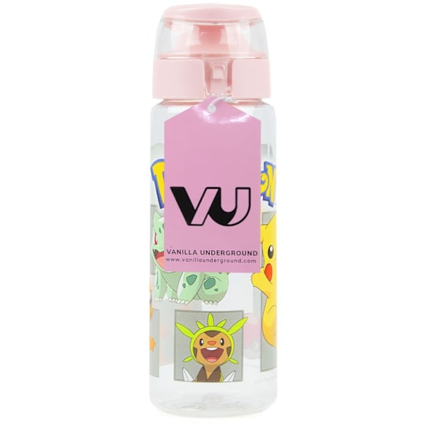 Pokemon Karaktärer Pikachu Flaska En Storlek Rosa Pink One Size