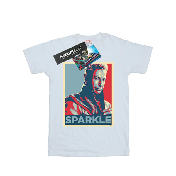 Marvel Herr Thor Ragnarok Grandmaster Sparkle T-Shirt 3XL Vit White 3XL