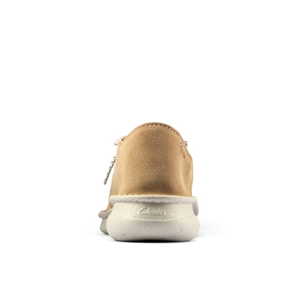 Clarks Herr Origin Läder Casual Skor 10 UK Taupe Taupe 10 UK