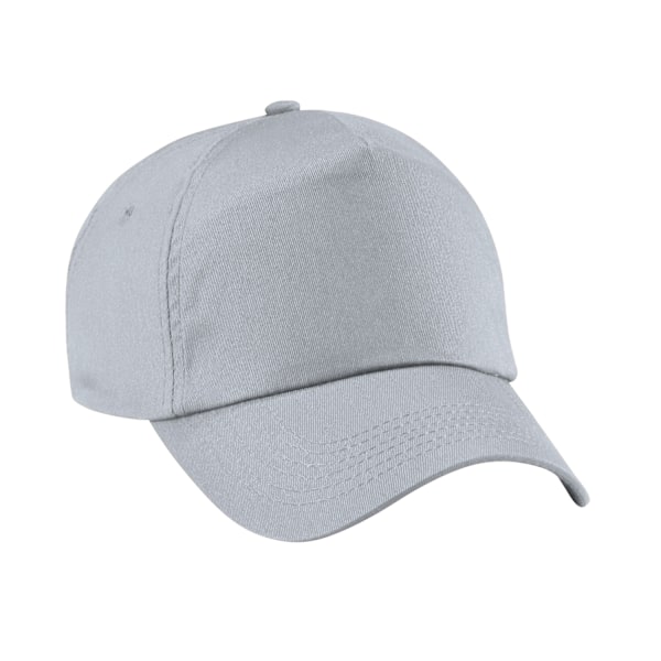 Beechfield Unisex Plain Original 5 Panel Baseball Cap One Size Light Grey One Size