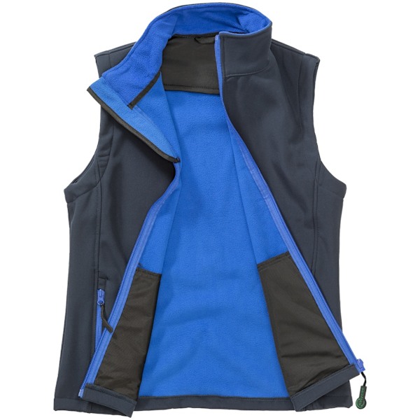 Result Dam/Kvinnor Softshell Väst XS Marin/Kunglig Blå Navy/Royal Blue XS