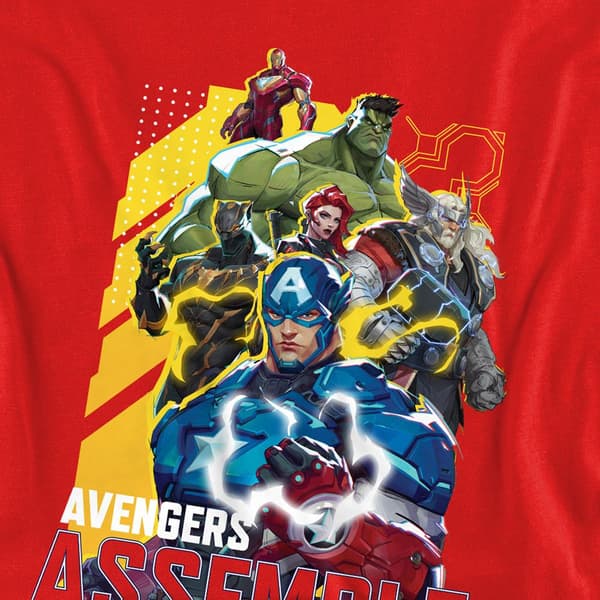 Marvel Rivals Unisex Vuxen Assemble Group Sweatshirt S Röd Red S