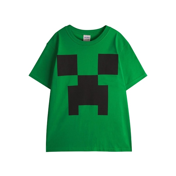 Minecraft T-shirt med korta ärmar för pojkar 5-6 år Grön Green 5-6 Years